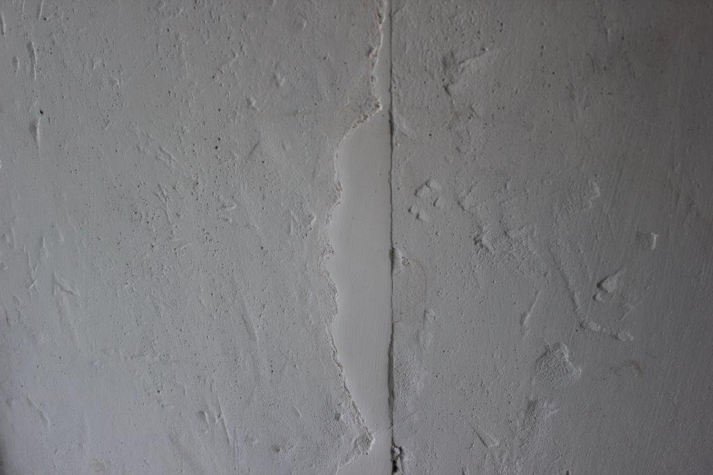 Wall preparation, before